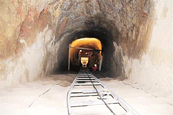 Hidden tunnel partially opened in northern Turkey