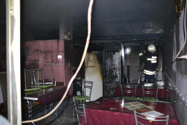 Andırın'da lahmacun fırınında yangın