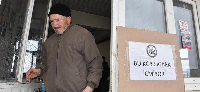 Bu köyde sigara içmek yasak