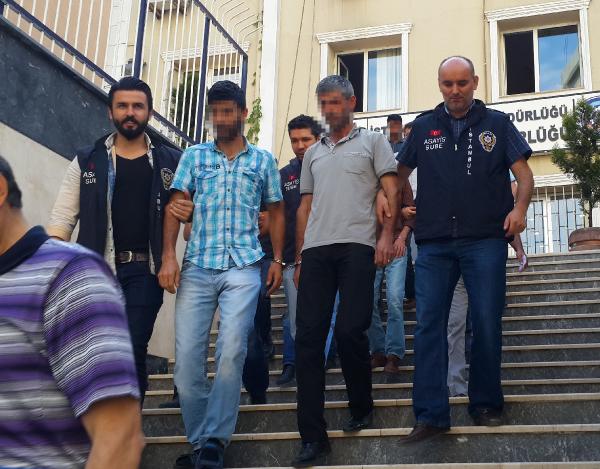 Otomobilde infazın şüphelileri adliyeye gönderildi