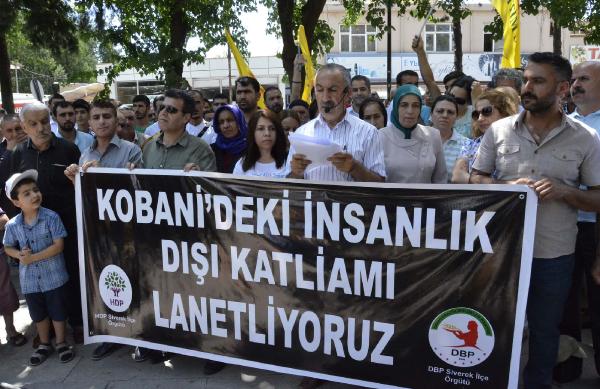 Siverek'te Kobani protestosu