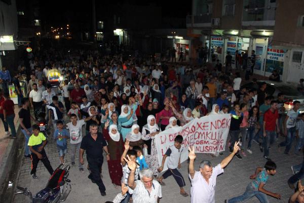 Nusaybin'de Kobani olayları rotestosundan sonra olay çıktı