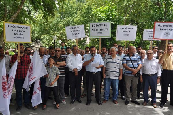 Adıyaman'da Kobani protestosu