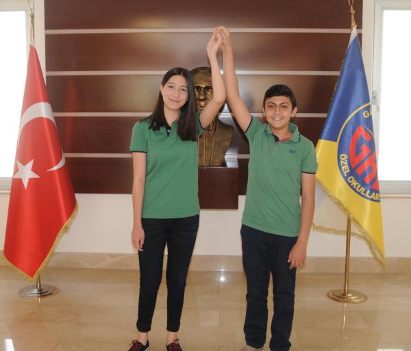 Gaziantep'te TEOG'da 2 öğrenci tam puan aldı