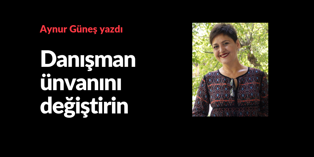 Danışman ünvanını değiştirin