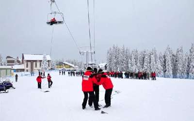 Ilgaz'da kurtarma tatbikatı