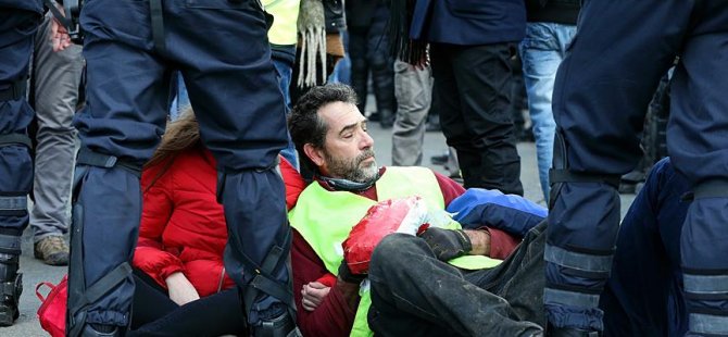 216 'sarı yelekli' tutuklandı