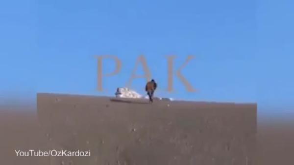 Peşmergenin IŞİD mayınına bastığı dehşet anı