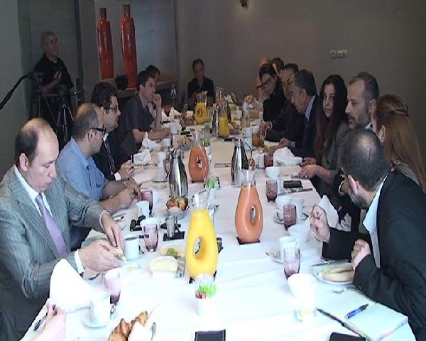 KKTC Cumhurbaşkanı kahvaltıda medya ile buluştu