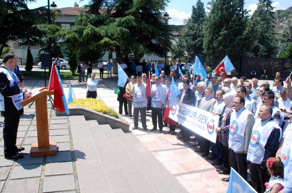 Kastamonu'da Doğu Türkistan protestosu