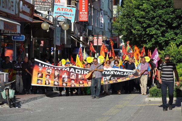 Sivas katliamını semah dönerek protesto ettiler
