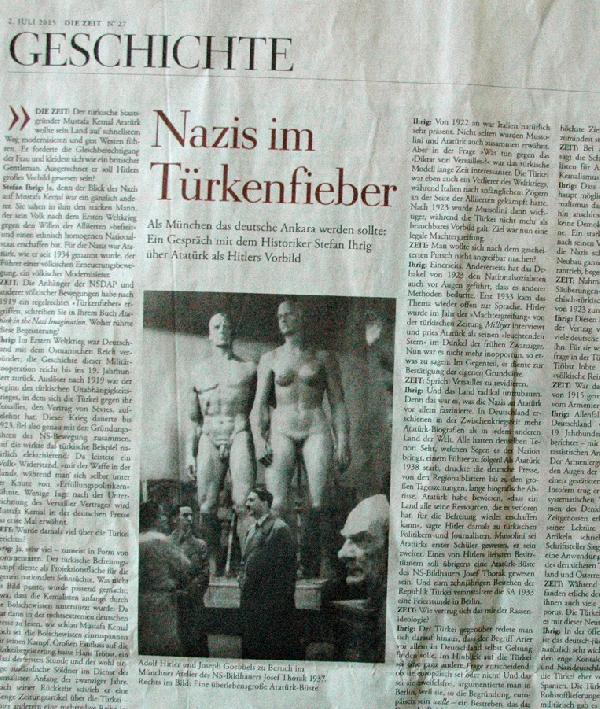 Die Zeit: Hitler Atatürk’e özeniyordu