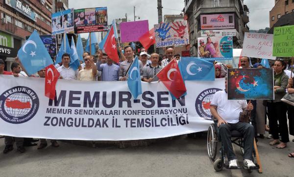 Zonguldak'ta Çin protestosu