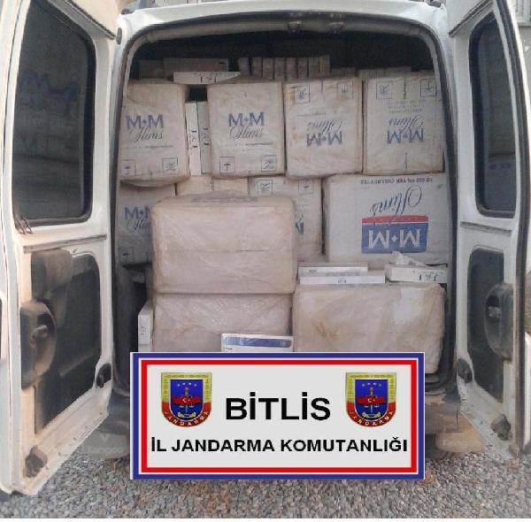 Bitlis'te kaçak sigaraya 14 gözaltı