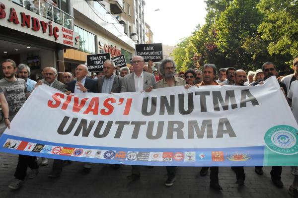 Eskişehir'de Sivas yürüyüşü