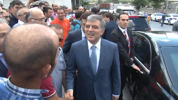 Sürücünün Abdulah Gül heyecanı