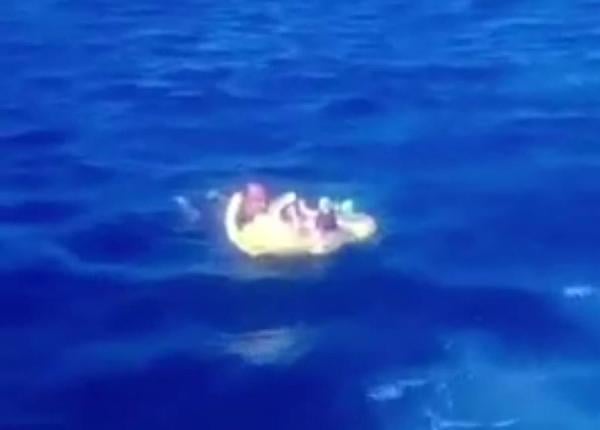 Baby adrift at sea saved by coast guard in Turkey's west