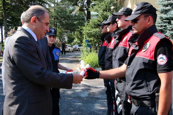 Zonguldak’ta 'motosikletli polis timi' kursunu bitirenlere sertifika