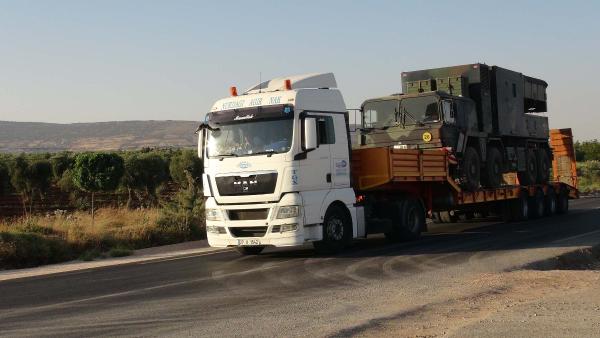 Ankara'dan Suriye sınırına top ve füze bataryaları sevk edildi