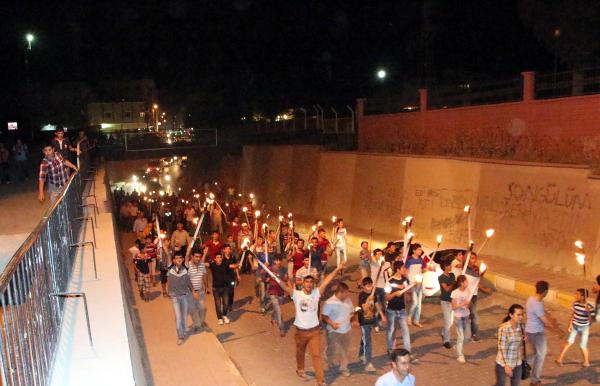 Nusaybin'de olaylı gece