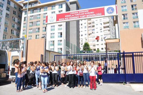 Öğrencilerden yurt tepkisi