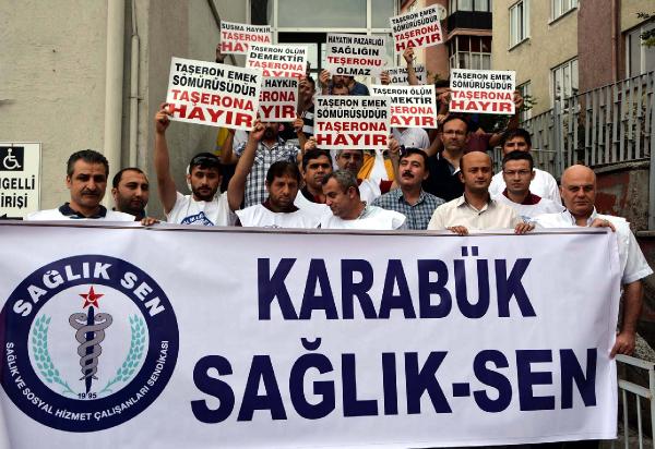112 Acil Servis çalışanlarından 'taşeron şoför' tepkisi