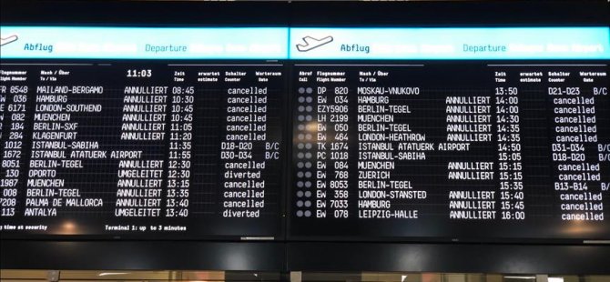 Almanya'da grev dalgası sürüyor