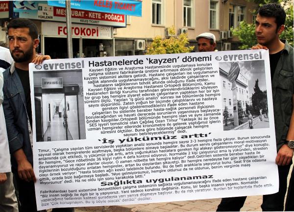 Hemşirenin görev yeri değişikliğine SES üyelerinden tepki