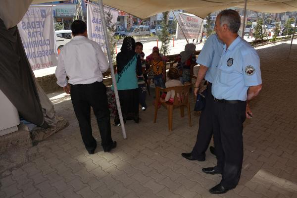 Hakkari'de dilenci operasyonu