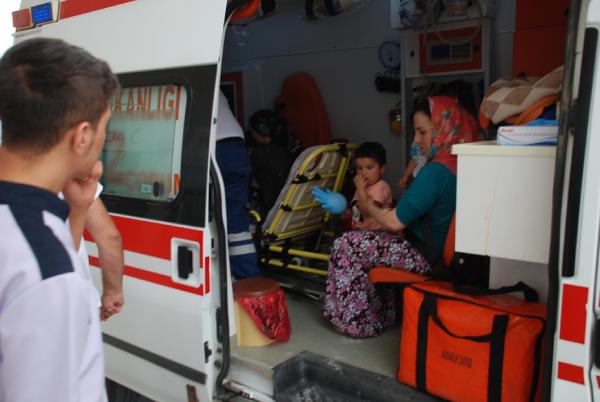 Çorum'da kaza: 3'ü çocuk 5 yaralı