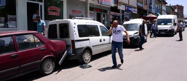 Erzurum'da zincirleme kazada
