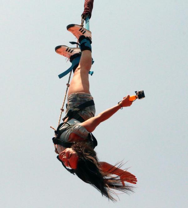 Fethiye'de bungee jumping heyecanı