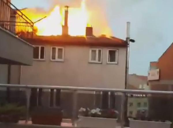 Tavşanlı'da korkutan yangın