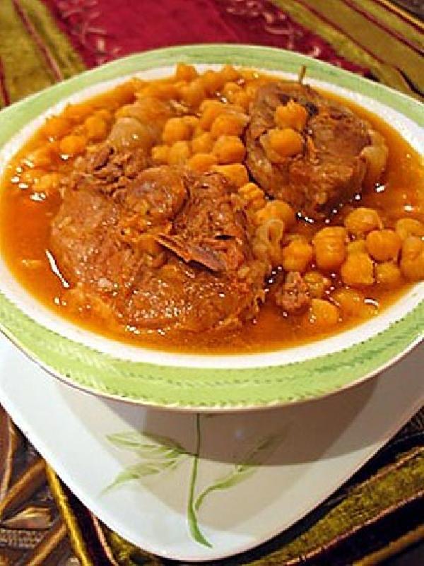 Geleneksel bayram yemeği : Nohut yahni