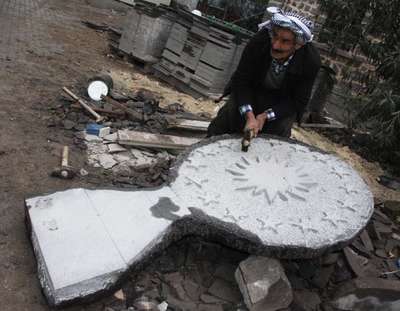 Bir tonluk taşla Cumhurbaşkanlığı forsu yaptı