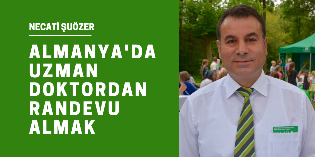 Almanya'da uzman doktordan randevu almak
