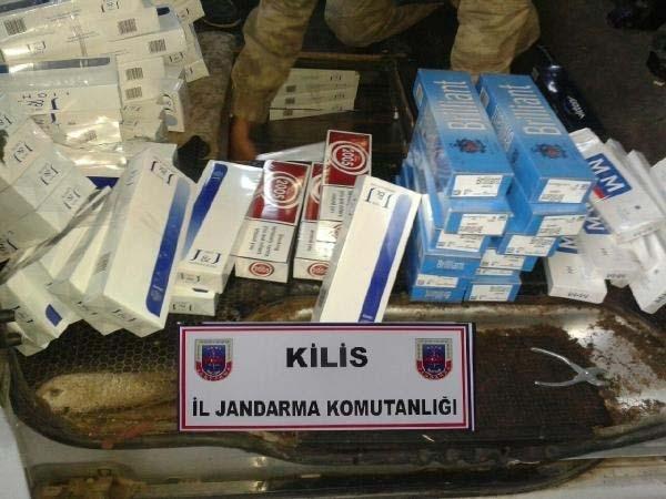 Kilis'te kaçak sigaraya 4 gözaltı