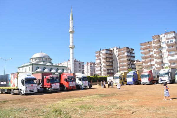 Diyanet Vakfı'ndan Suriye'ye yardım konvoyu