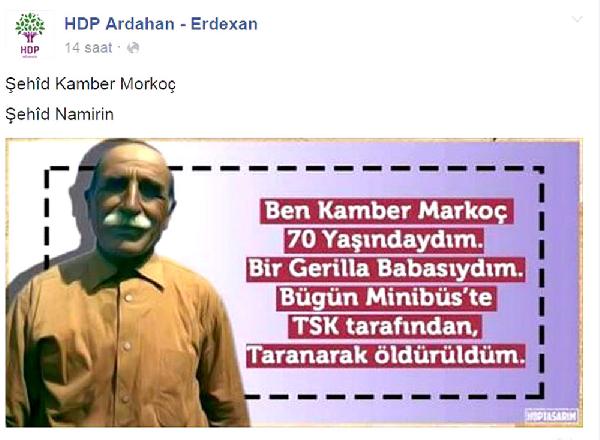 Minibüste ölen Kanber Morkoç’un oğlu PKK’lı çıktı