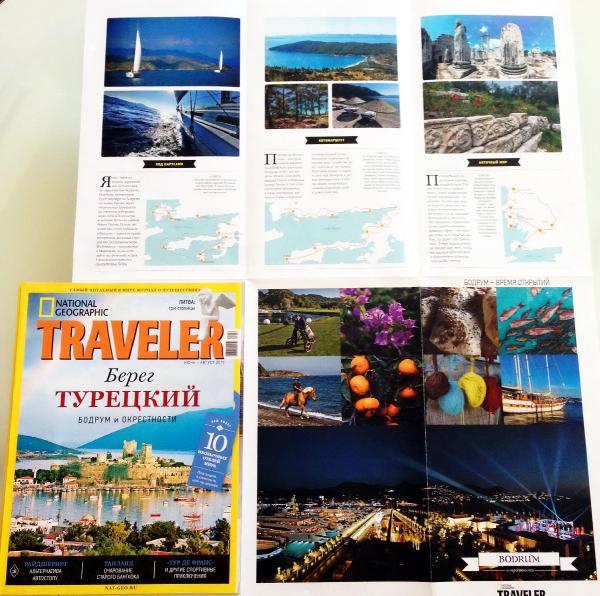 Bodrum, Rus dergisine kapak oldu