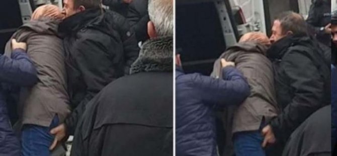 Eylemci öğrenciye polis tacizi