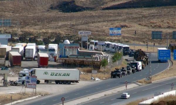 Şırnak'ta 100 araçlık askeri sevkiyat