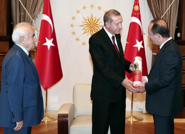 Cumhurbaşkanlığı Sarayı'nda üç kabul