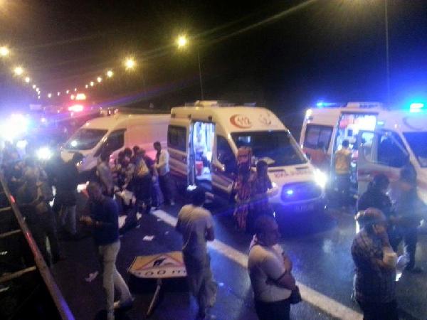 Bolu'da otobüs kazası: 6 ölü, 40 yaralı (2)