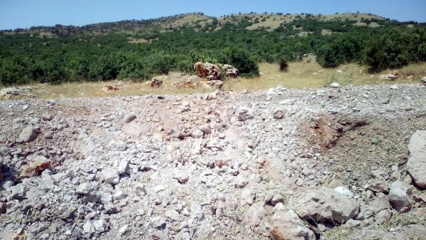 Silvan'da askerin geçiş yoluna PKK'lılardan bombalı tuzak