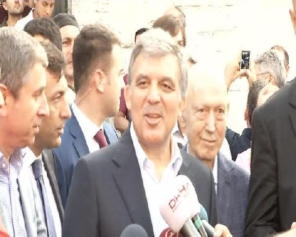 (Yeniden)  -  Abdullah Gül: Seçimlerden sonra diyalog ortamının başladığını görüyorum