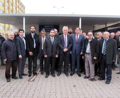 CHP Kayseri İl Başkanı ve 7 partili pankart ifadesi verdi