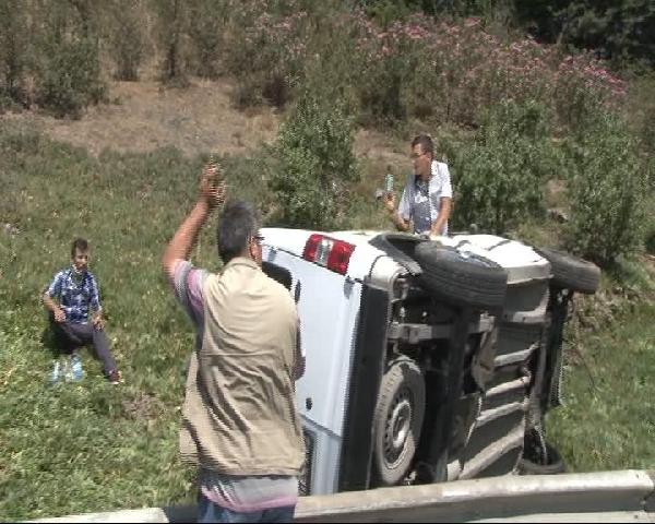 Bayram ziyaretine giderken hastanelik oldular