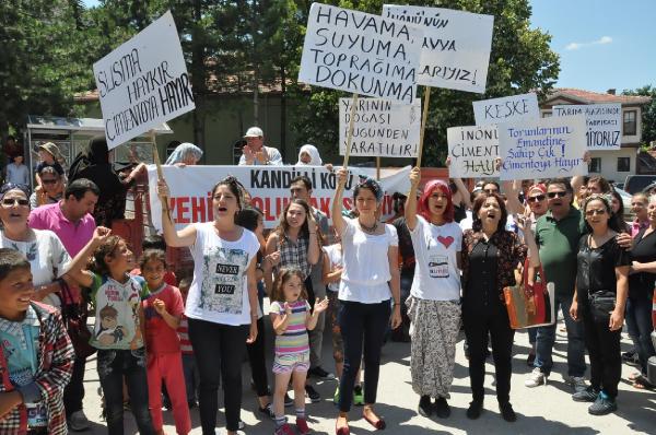 İnönülüler çimento fabrikası kurulmasına karşı