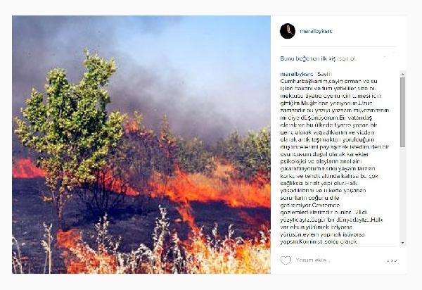 Maral Büyüksaraç'tan 'Cudi yangını' tepkisi: Bu ekolojik katliamdır